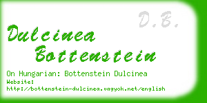 dulcinea bottenstein business card
